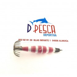 Potera de Calamar Color Gama de Rosas